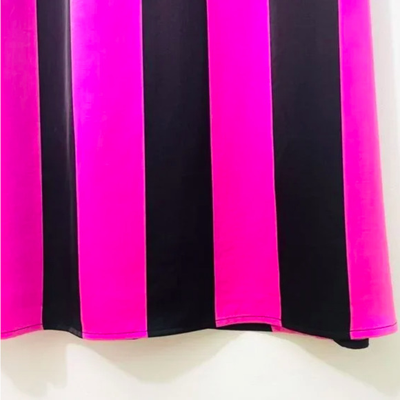 Christopher John Rogers for Target Black Pink Stripe Midi Dress - Picture 9 of 9